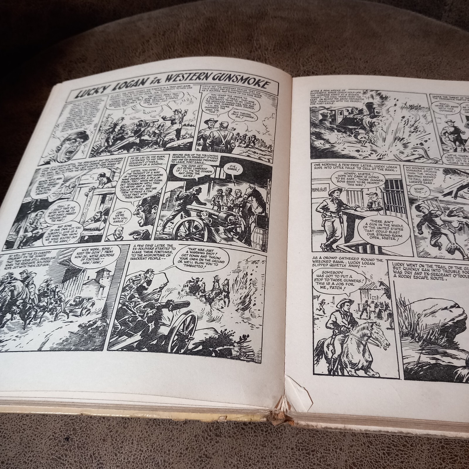 1956 „KNOCKOUT FUN BOOK 1956“ ILLUSTRATED ANNUAL HARDBACK BOOK