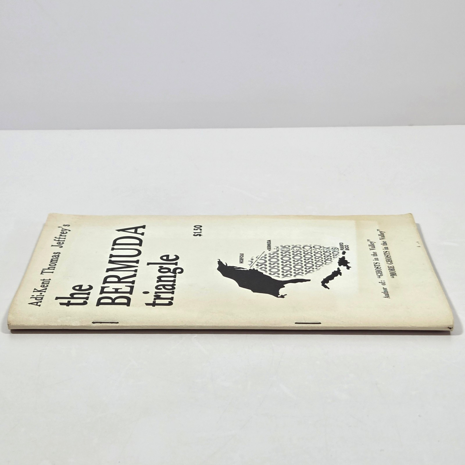 SIGNED 1973 1st Ed The Bermuda Triangle Adi-Kent Thomas Jeffrey Autograph