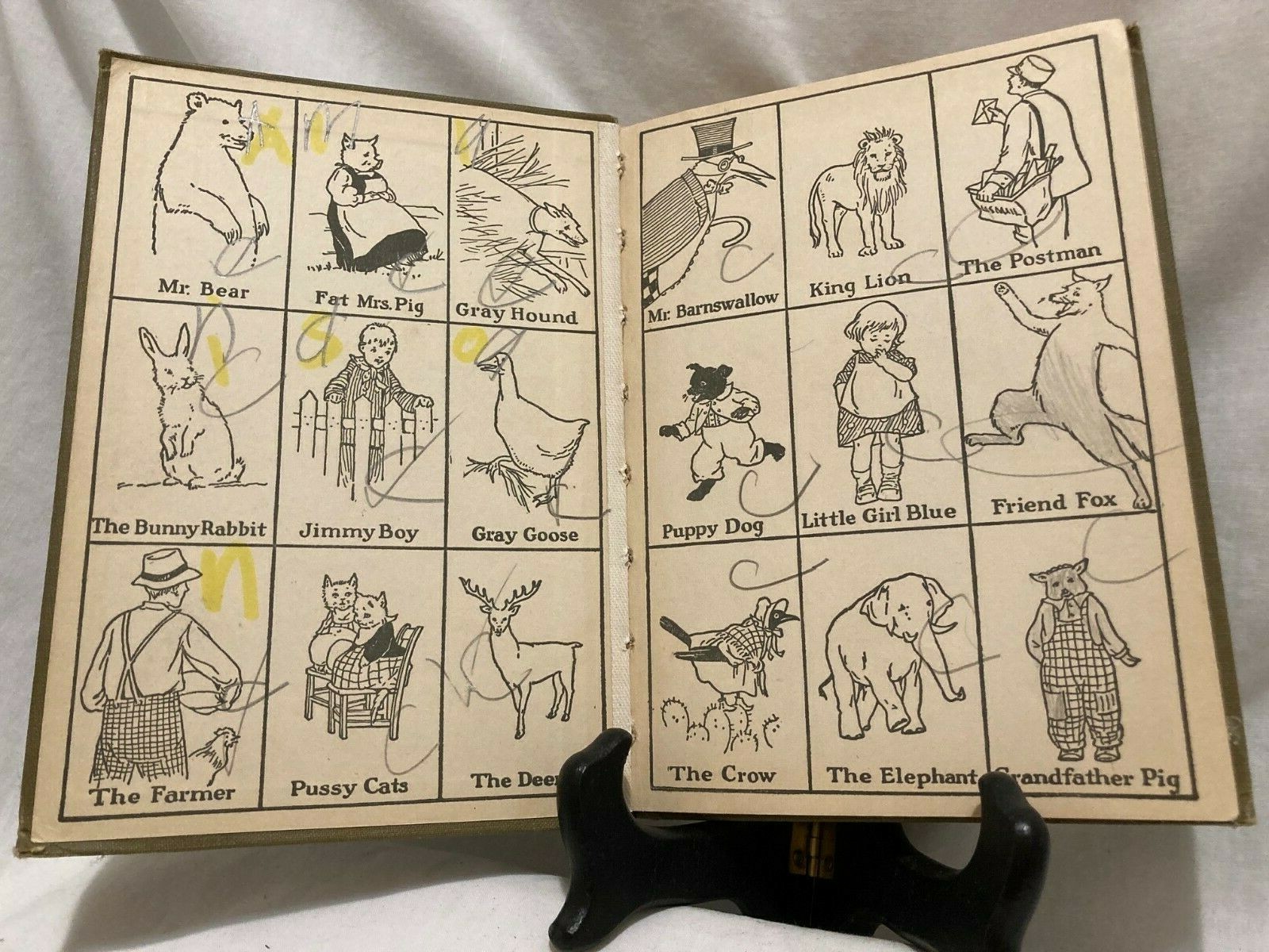 Book. Bolenius. First Reader 1923 Houghton Mifflin hc. 120p. 7.5″ x 5.5″. Illust