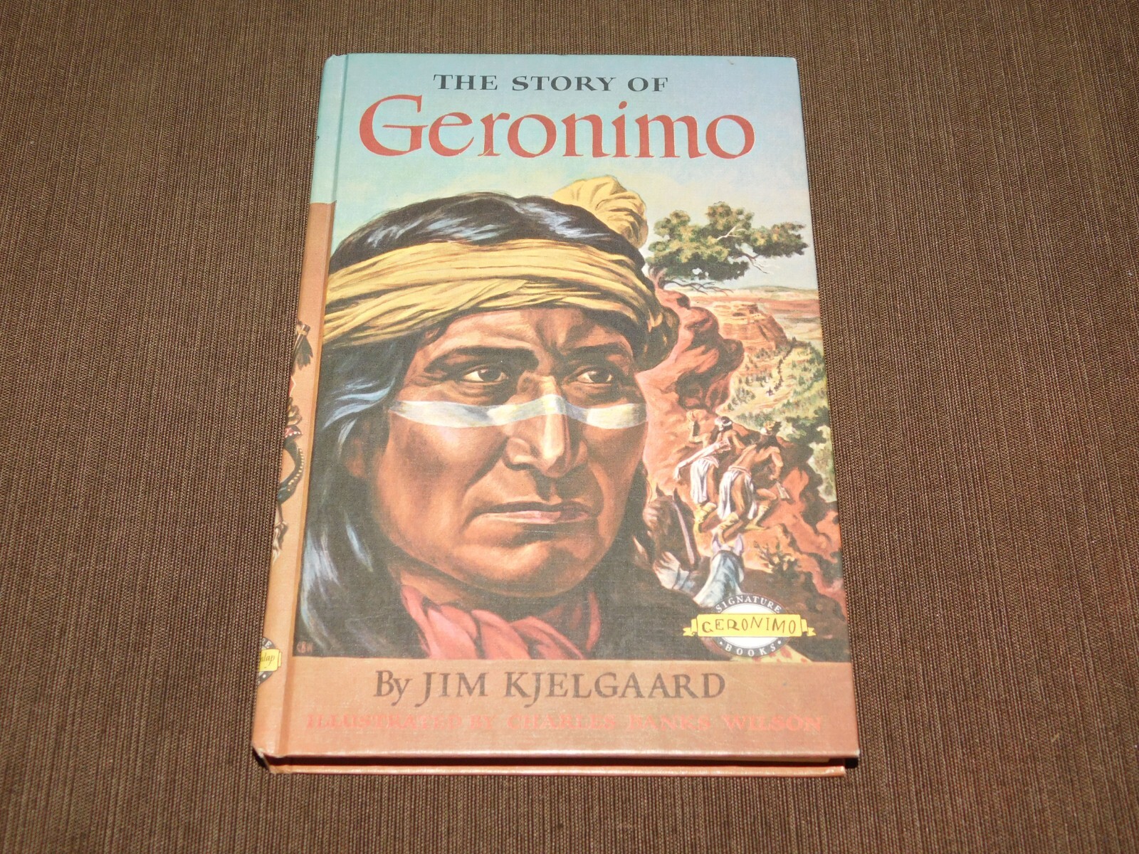 VINTAGE 1958 THE STORY OF GERONIMO BOOK