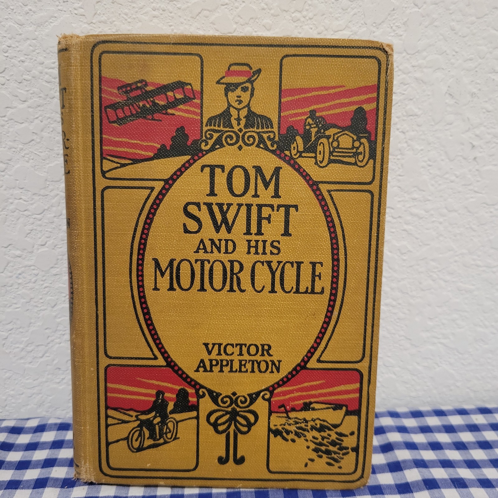 Tom Swift and His Motorcycle by Victor Appleton 1910 Grosset & Dunlap HC Vintage