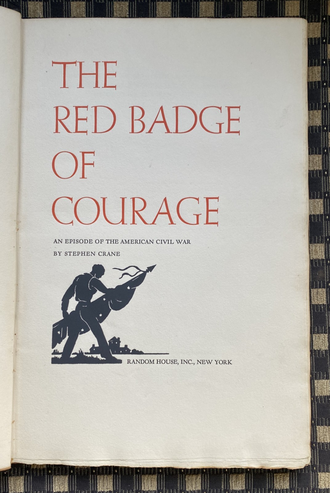 Stephen Crane Red Badge of Courage Grabhorn Press Ltd. Ed. hardbound