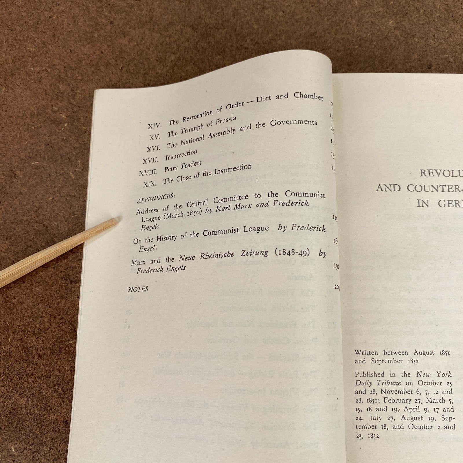 Frederick Engels Revolution and Counter-Revolution in Germany 1977 1st Edition