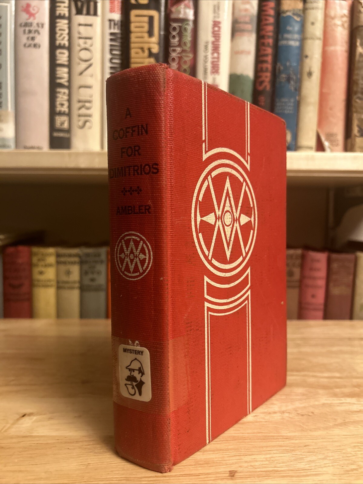 A Coffin For Dimitrios By Eric Ambler Vintage HC No DJ 1939 Sun Dial Press EN