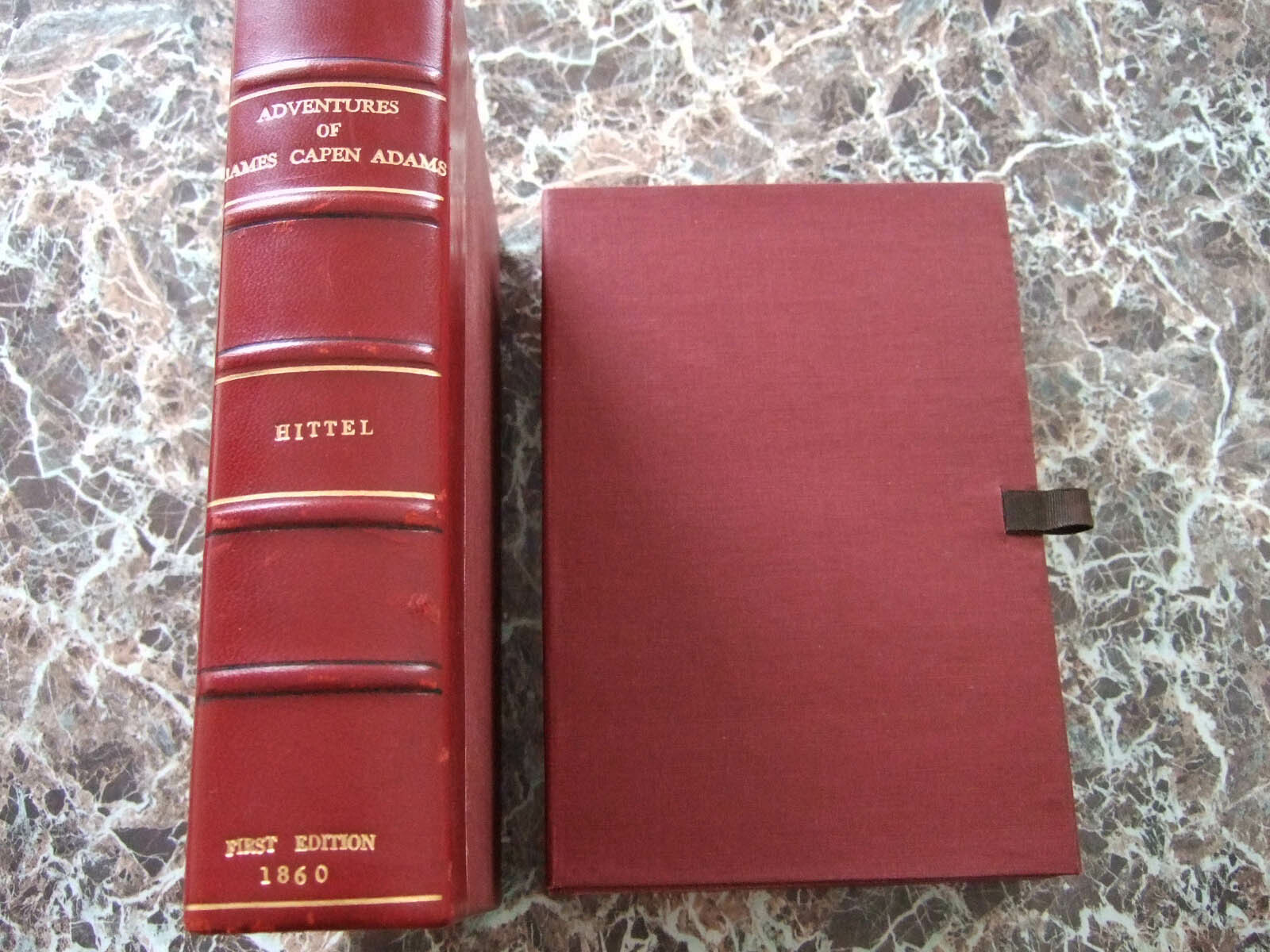 TRUE First Edition 1860 Adventures James Capen Grizzly Adams, Theodore H Hittell