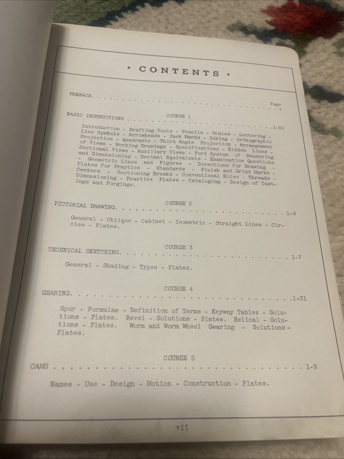Mechanical Drawing Instruction Sheets Henry Ford Trade School 1941