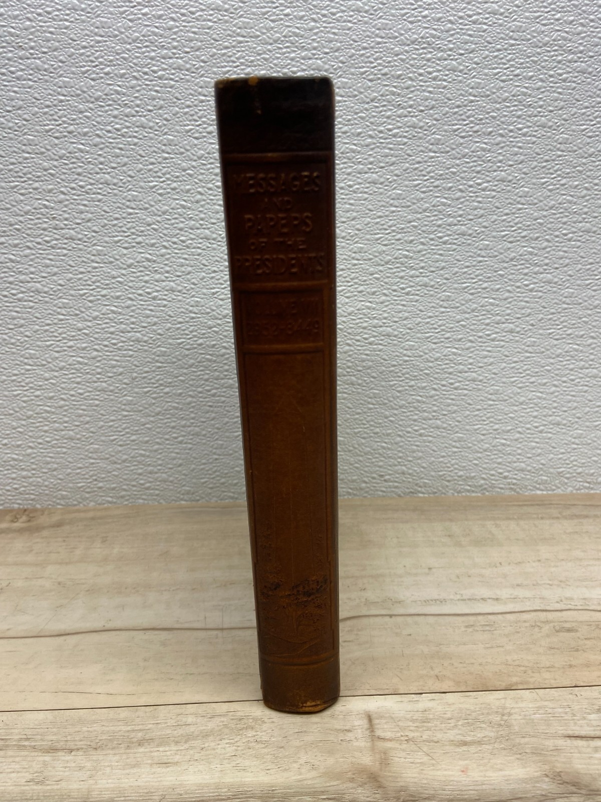1897 A Compilation Of Messages And Papers Of The Presidents Vol.7 Leather Cover