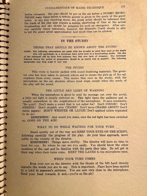 Radio Plays 1935 Studio & School unit 3 series by Welles Publishing Com.