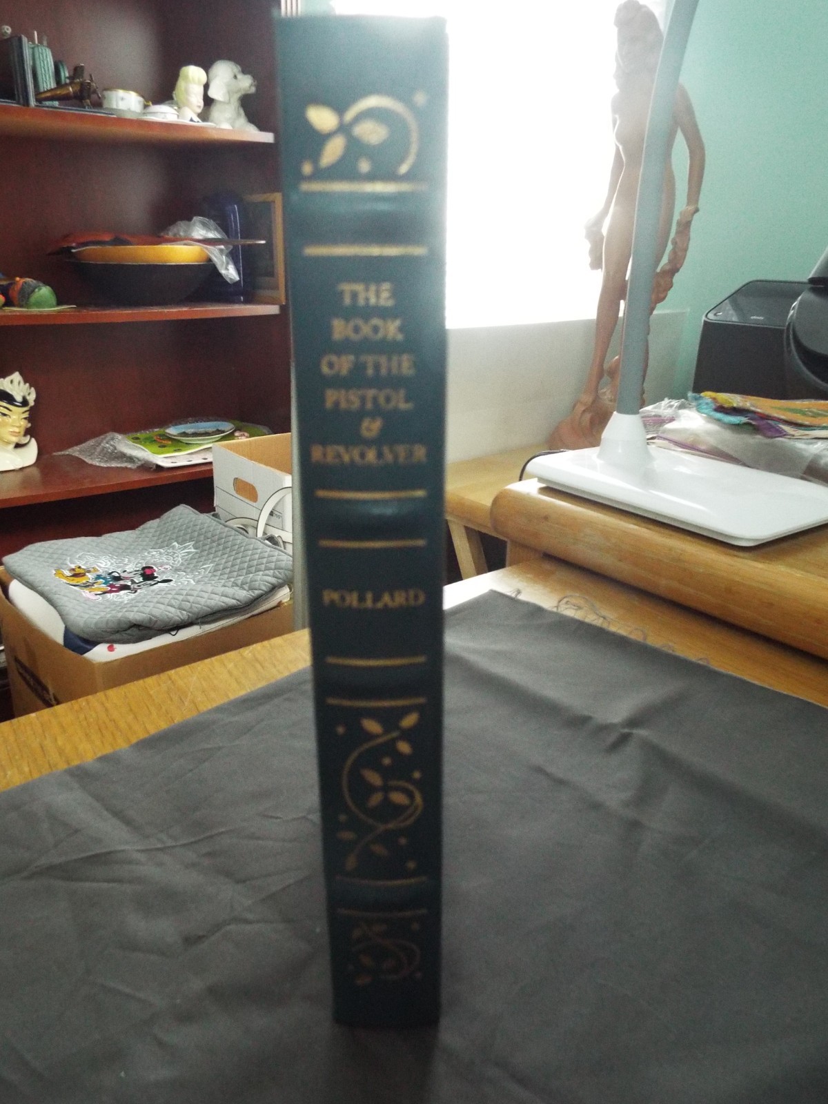 THE BOOK OF THE PISTOL AND REVOLVER POLLARD THE FIREARMS CLASSICS LEATHER BOUND