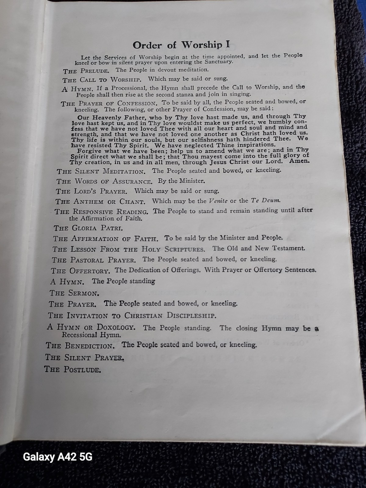 The Methodist Hymnal 1939 The Methodist Publishing House HC Blue Free Shipping