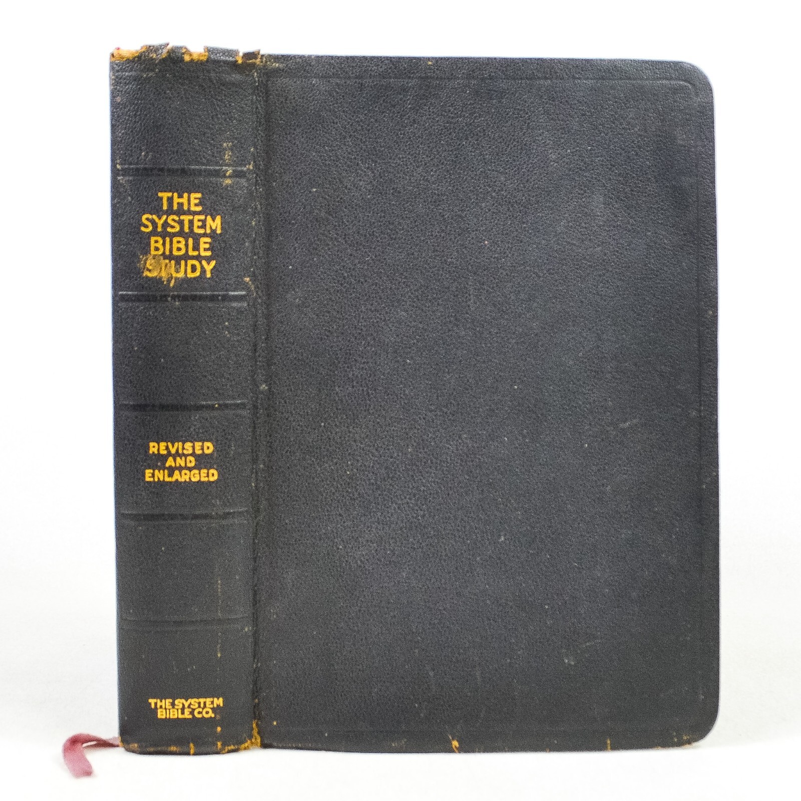 1933 System Bible Study Revised and Enlarged Genuine Leather Reference