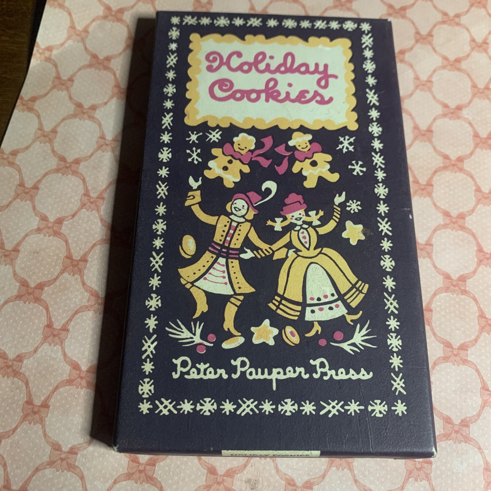 Holiday Cookies by Beilenson, Edna – Peter Pauper Press 1954 HC Baking Cookbook