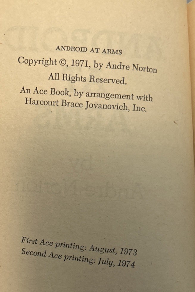 Andre Norton Vintage Lot Of 10 Sci-Fi Fantasy Ace Books Paperbacks 1950s-1970s