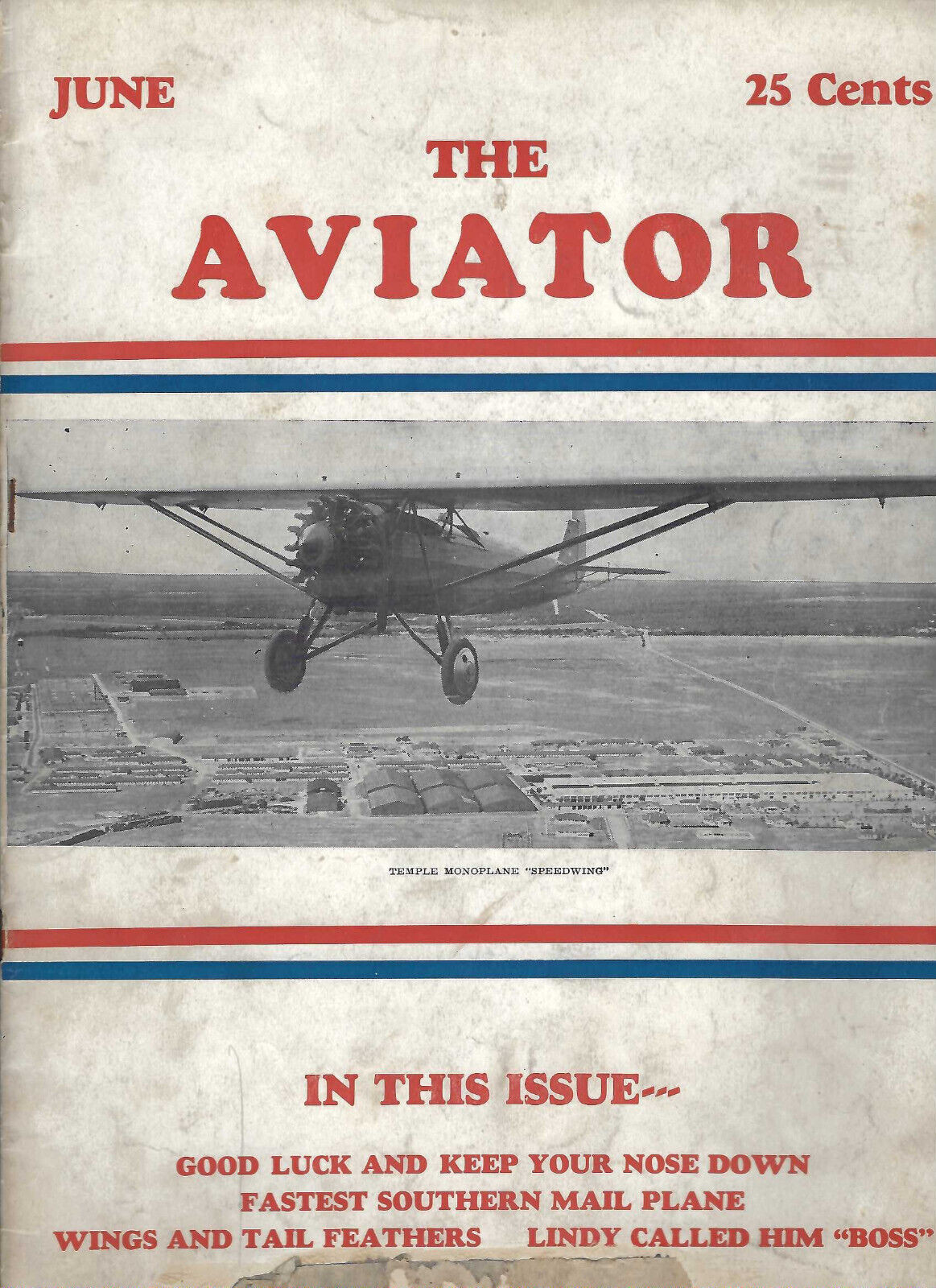 VTG 1928 ‚THE AVIATOR‘ MAGAZINE! ADM BYRD/FOKKER F-10/PRUDDEN MONOPLANE/BOEING/+