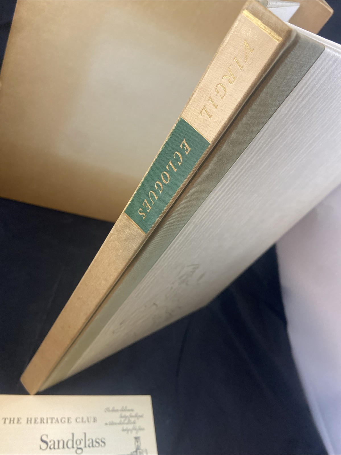 Virgil’s Eclogues Heritage Press illustrated Verses slipcase Sandglass 1960