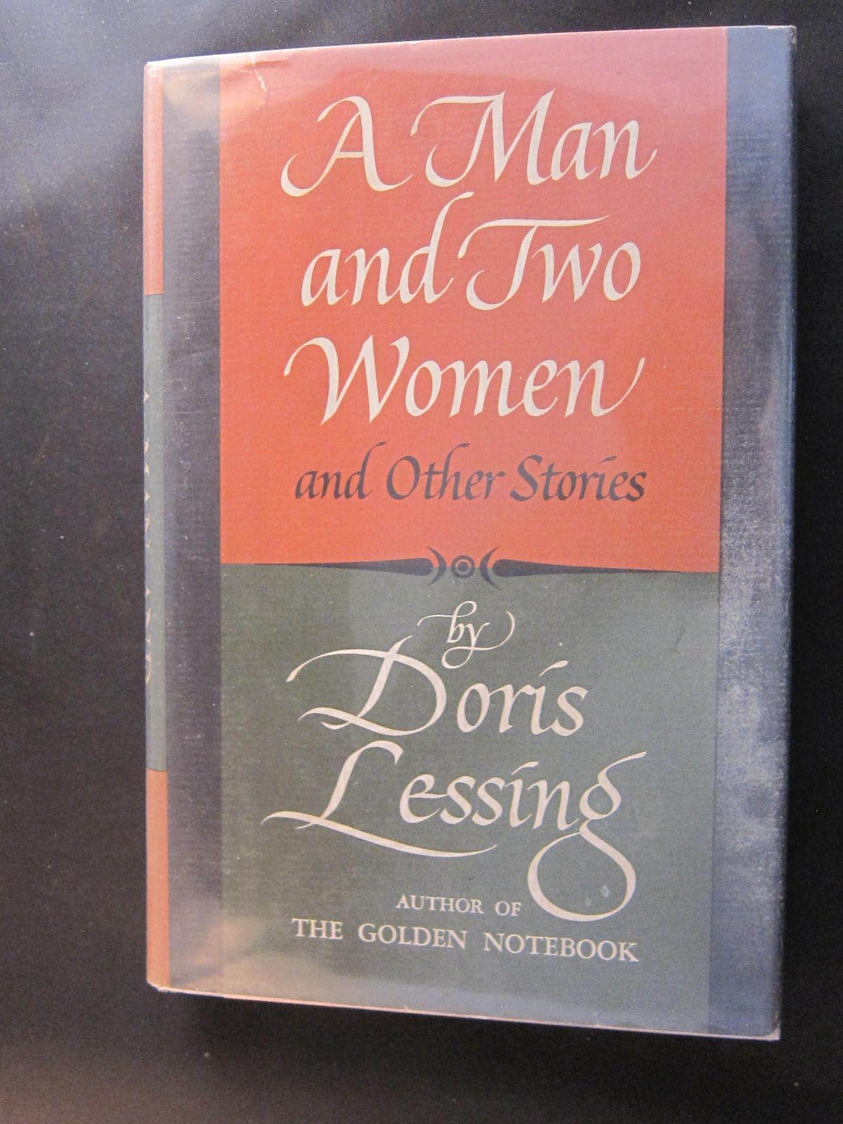A MAN AND TWO WOMEN by Doris Lessing, First Edition, SIGNED. Fine condition.
