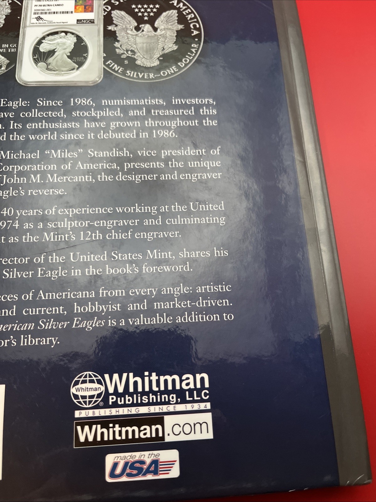 Miles Standish Presents AMERICAN SILVER EAGLES By John M. Mercanti 2018 Book
