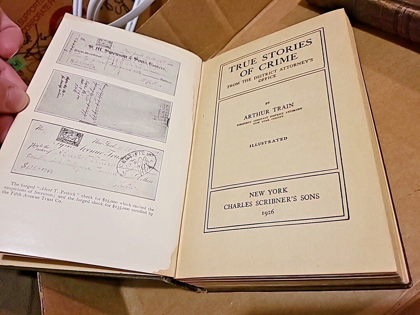 True Stories of Crime 1926 Arthur Train