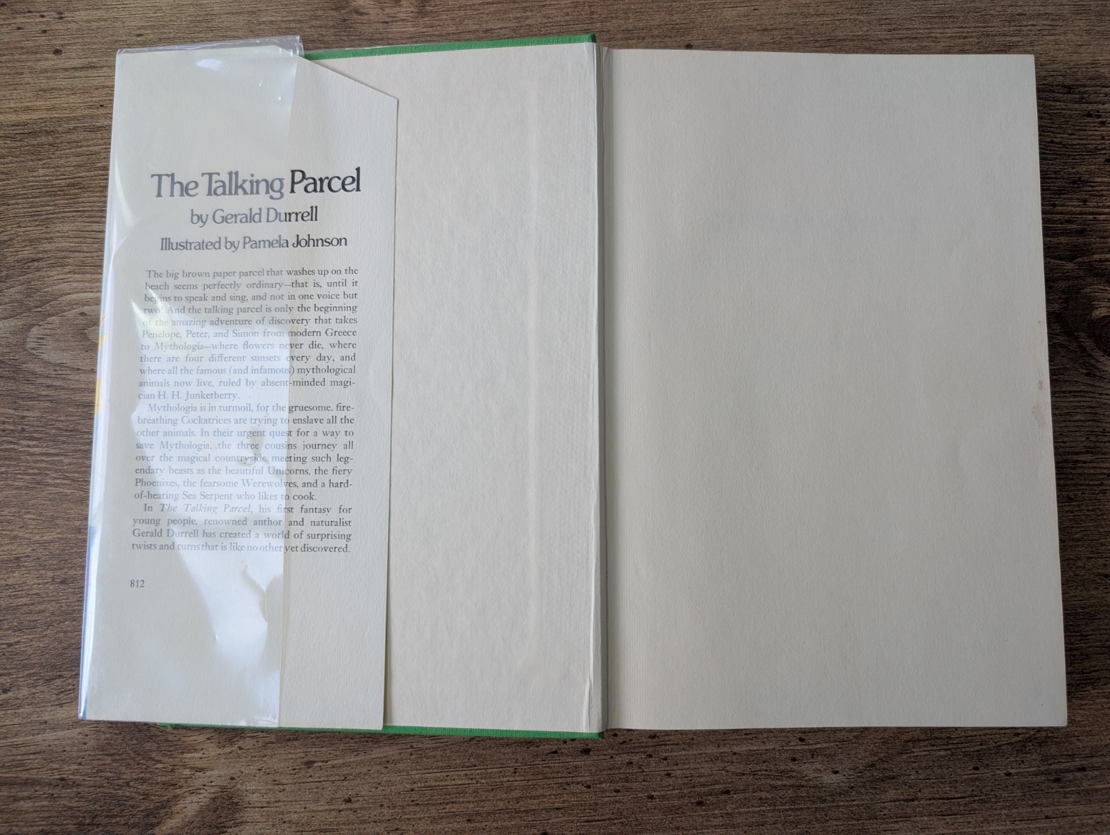 The Talking Parcel | Gerald Durrell, 1975 | 1st American Edition