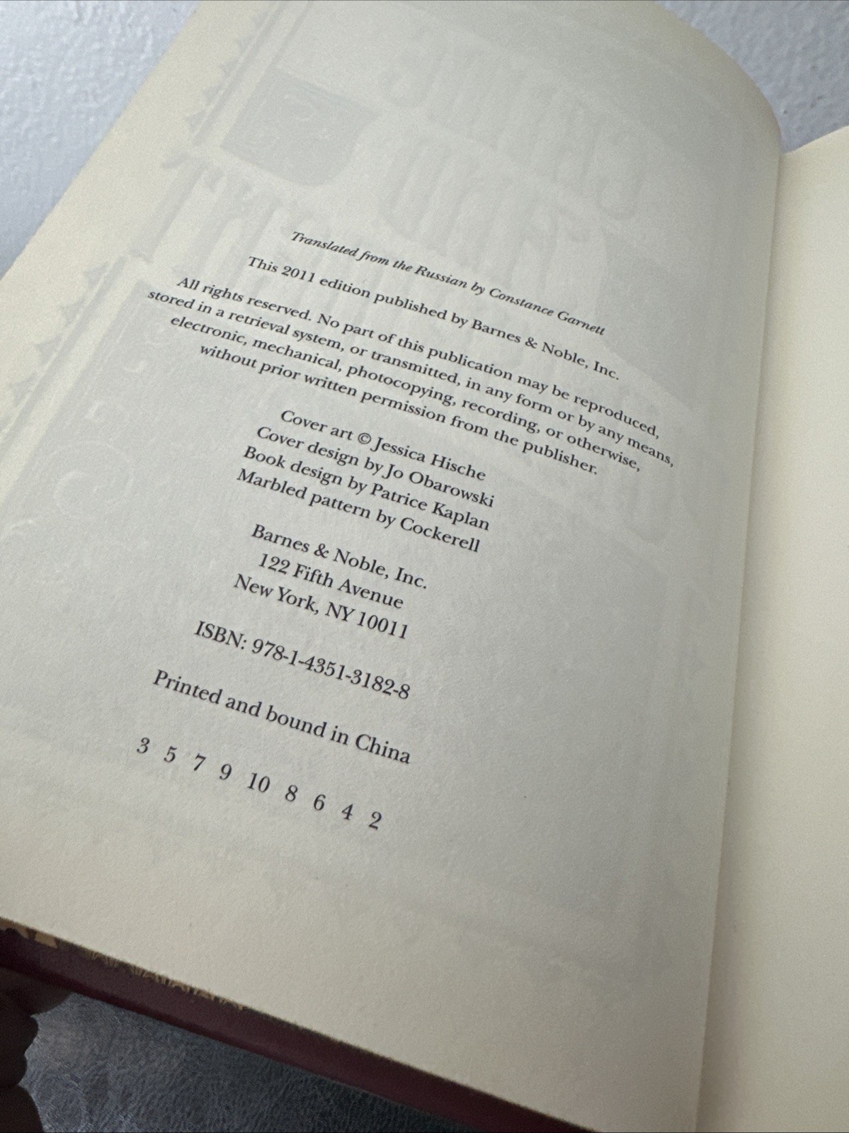Crime and Punishment by Fyodor Dostoevsky – Barnes and Noble Collectible Edition