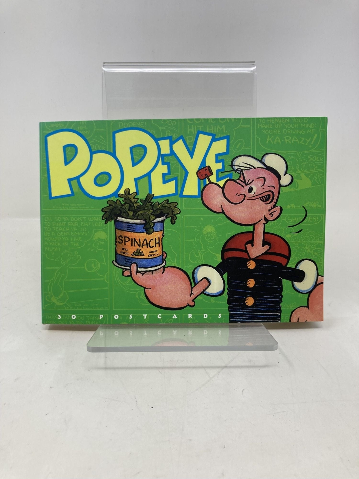 Popeye Postcard Book by E C Segar First 1st Edition LN PB 1997