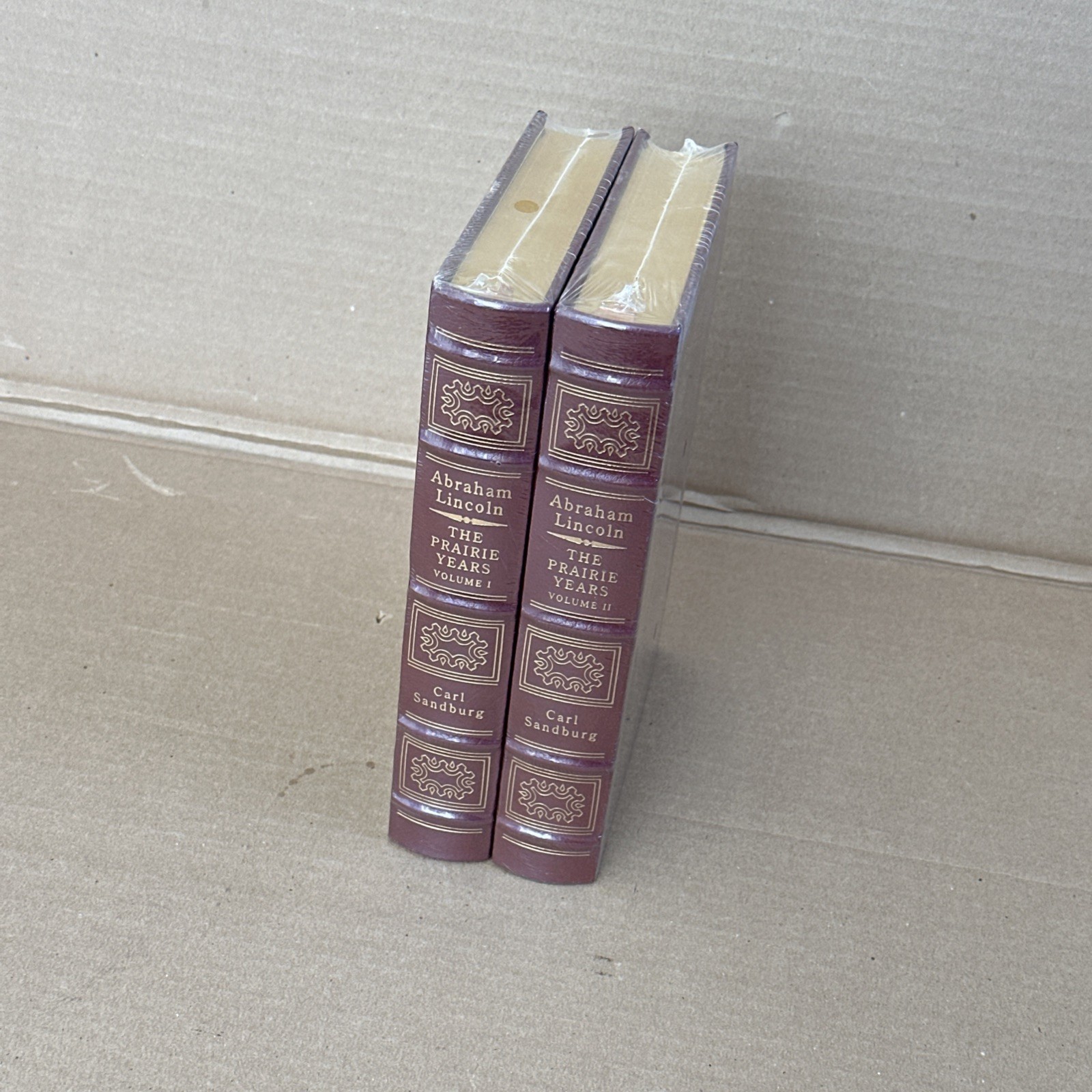 Abraham Lincoln The Prairie Years Volumes I & II Carl Sandburg NEW SEALED -SC470