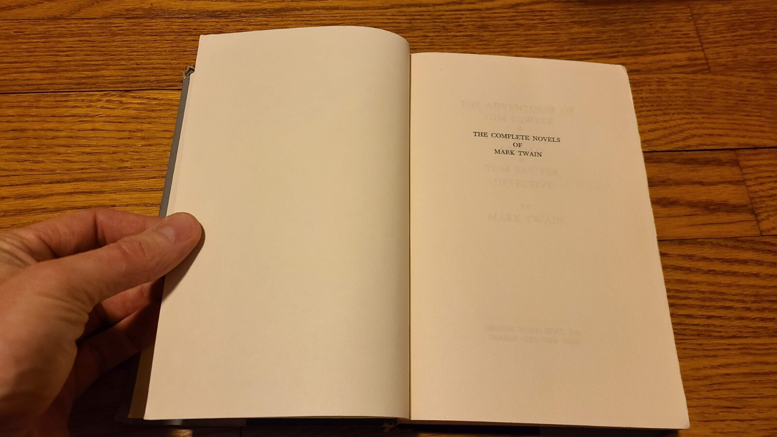 The Complete Novels of Mark Twain: Tom Sawyer – Nelson Doubleday, Inc 1960s HC