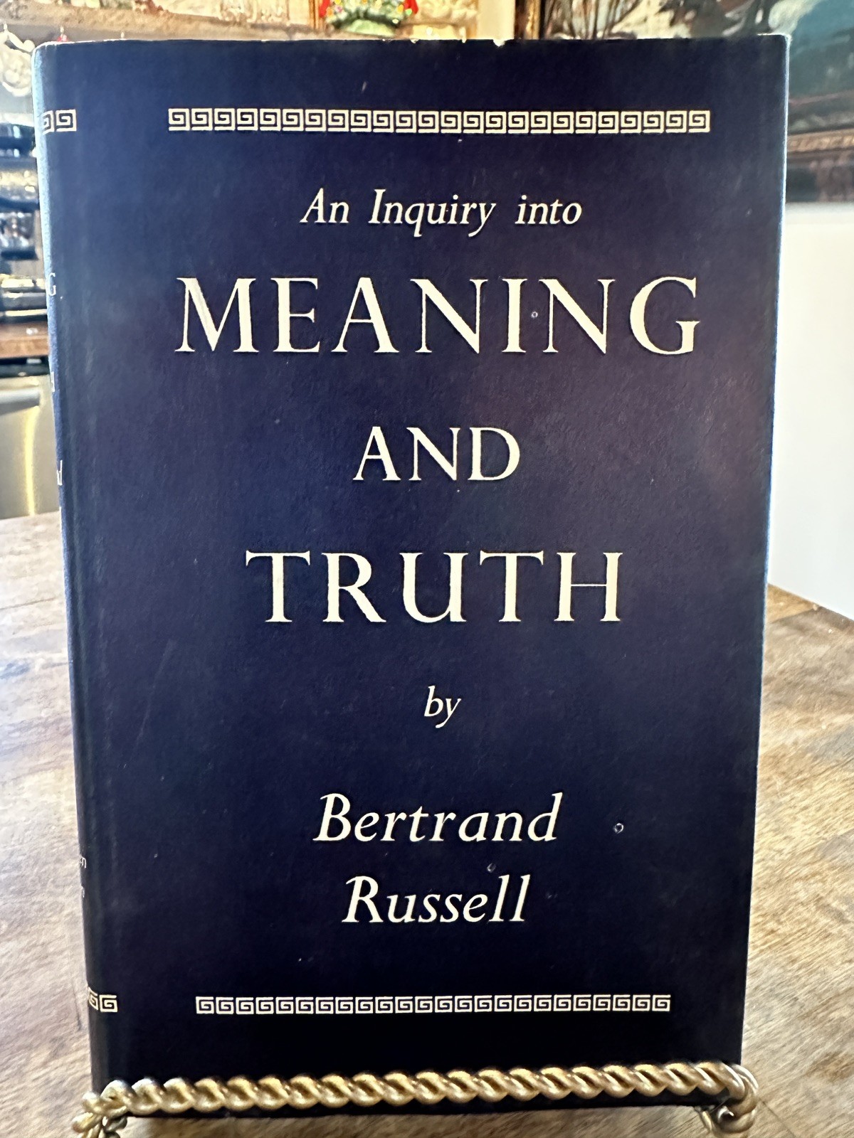 An Inquiry Into Meaning and Truth by Bertrand Russell HC/DJ 7th Edition