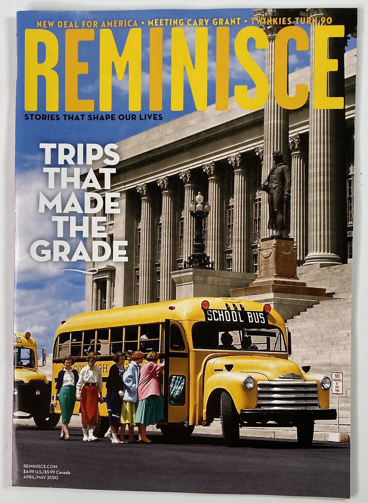 Reminisce Magazine Trips That Made the Grade, Twinkies, Cary Grant Apr/May 2020