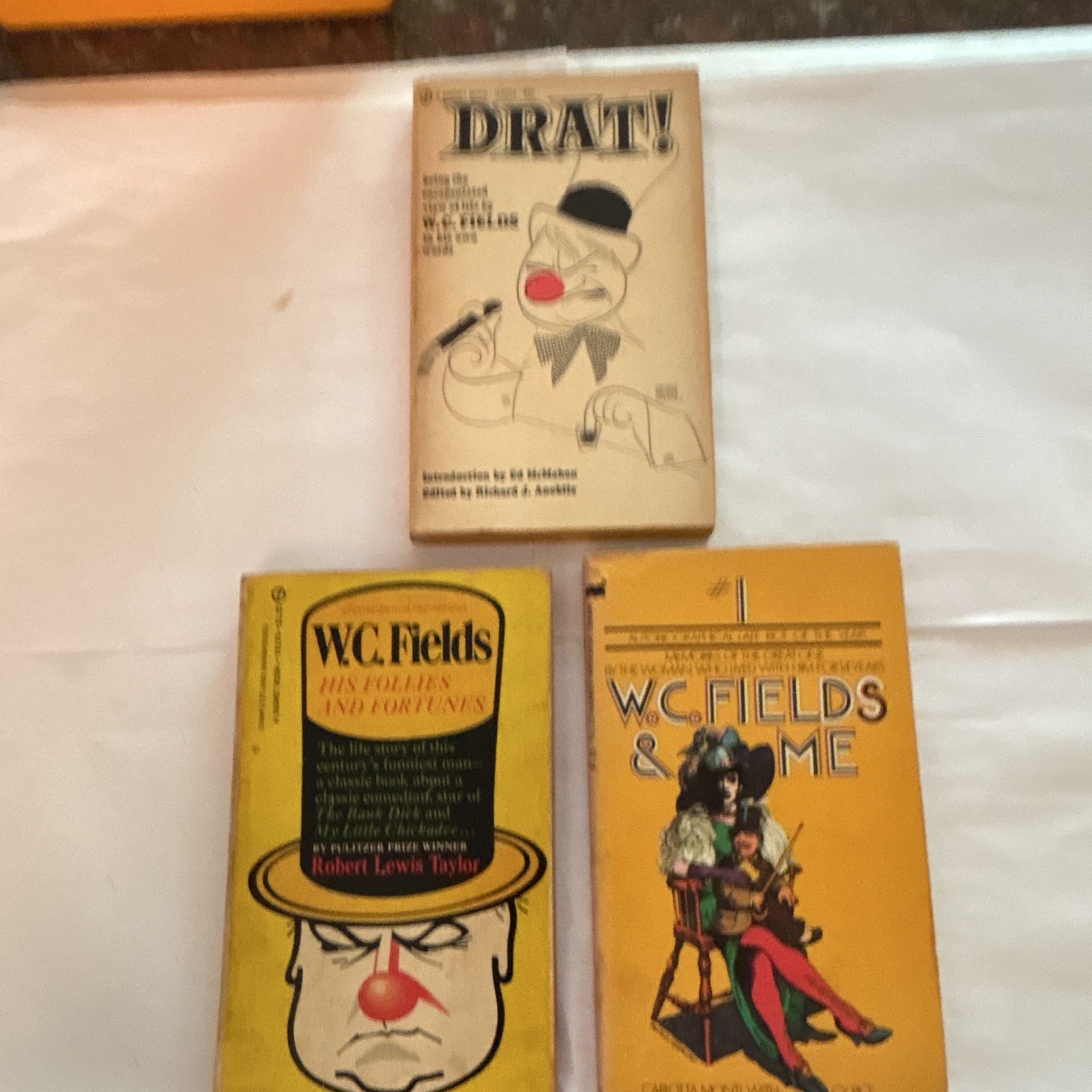 Vintage WC Fields paperbacks. Good condition
