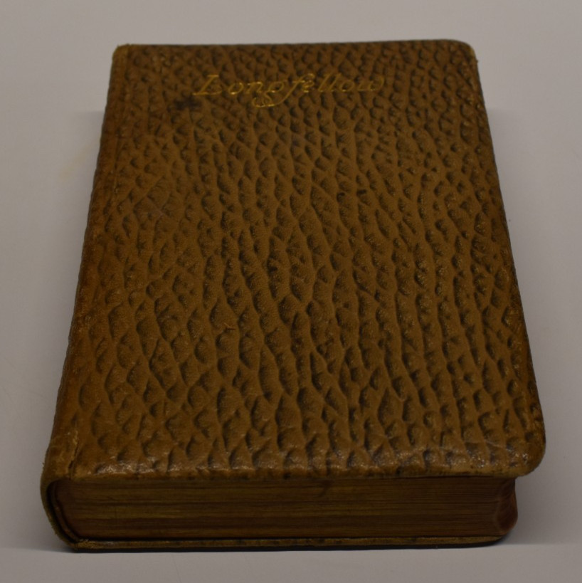 LONGFELLOW antique book POEMS CLASSIC SHORT STORIES BALLADS