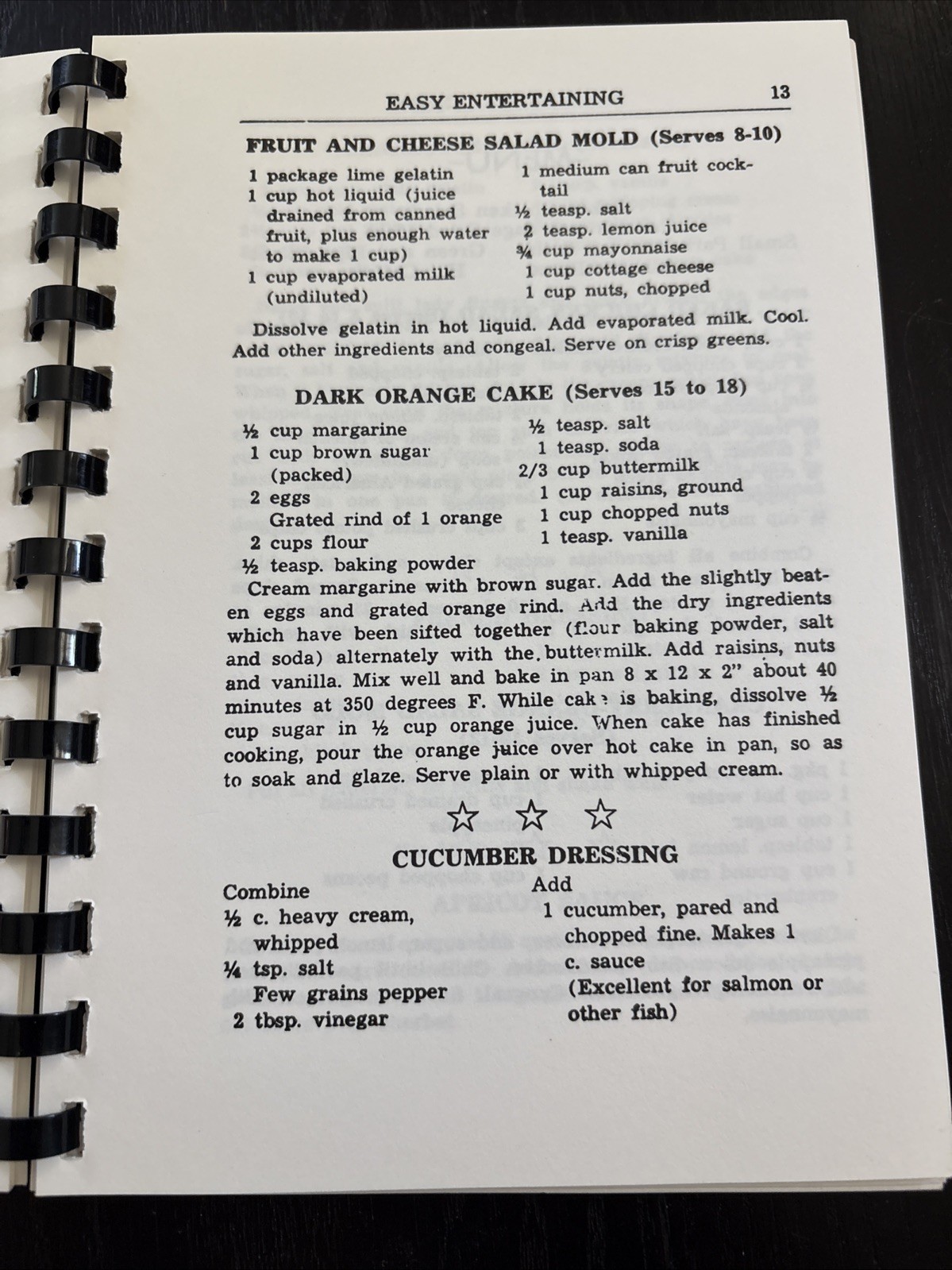 Georgia State Chapter P.E.O. 1989 Easy Entertaining Vol 1 Cookbook