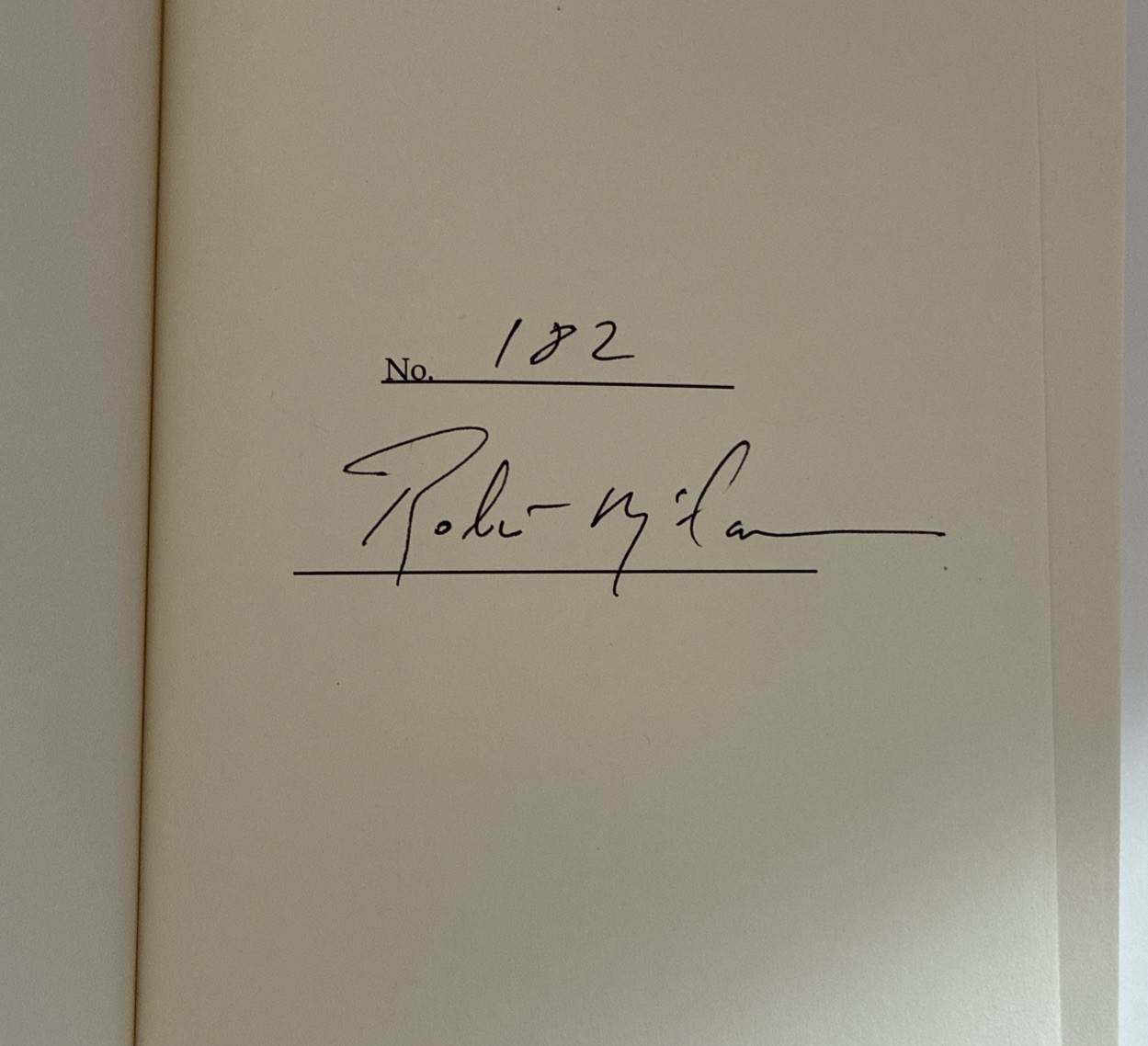 Speaks The Nightbird – Robert McCammon – River City Publishing – Signed Numbered
