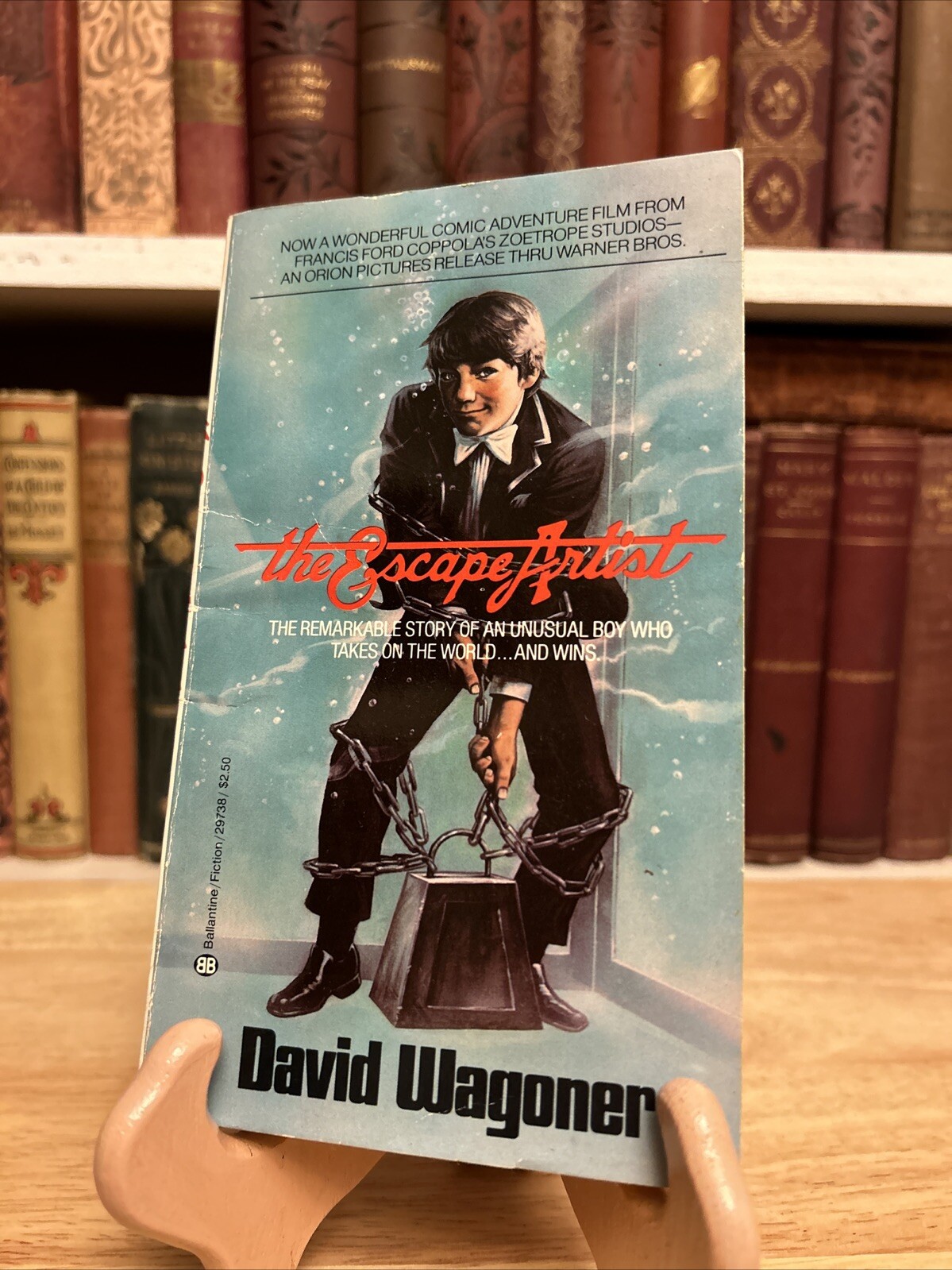 The Escape Artist by David Wagoner Paperback 1982 First Ballentine Books VTG