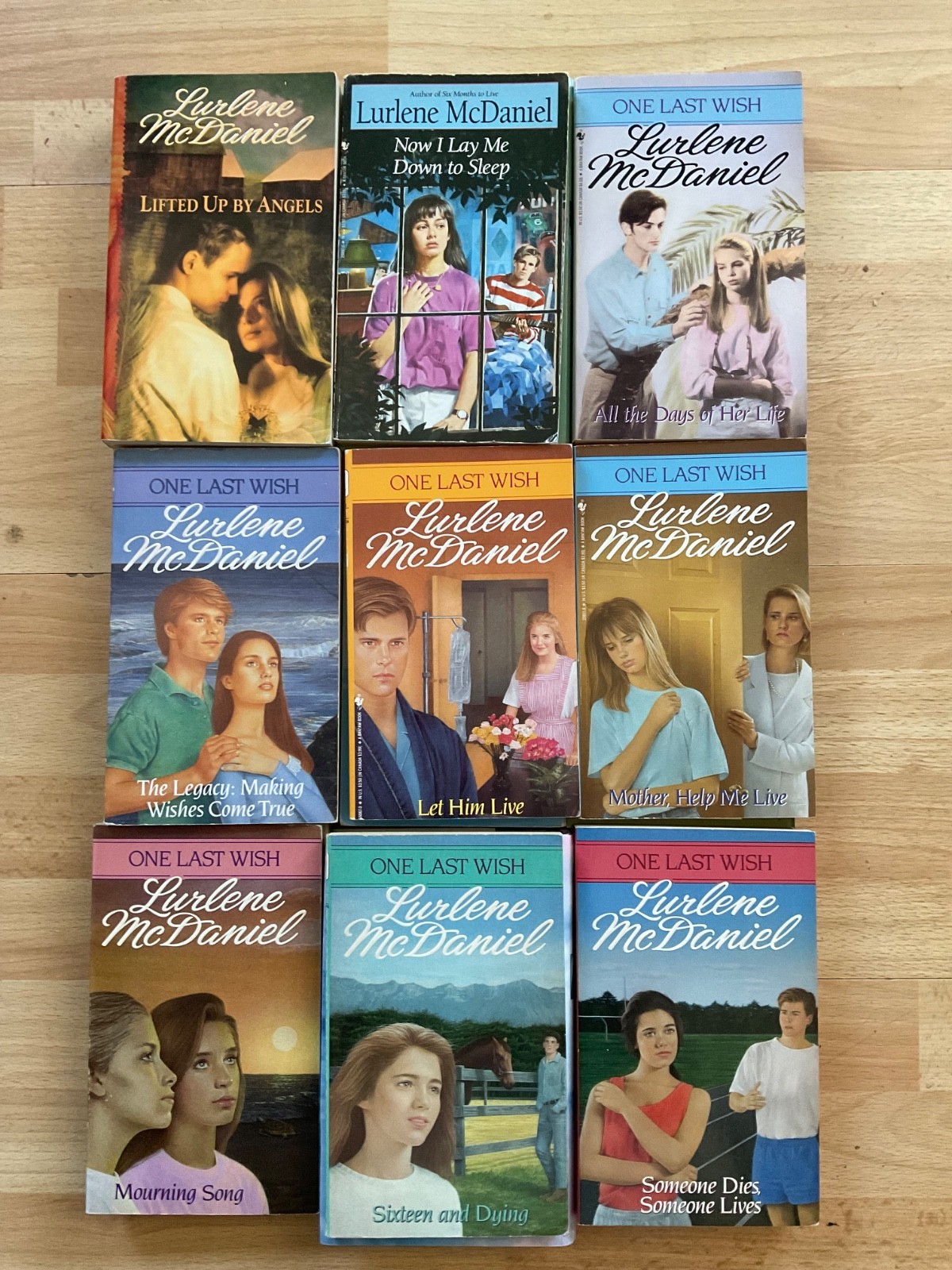 lot of 26 LURLENE McDANIEL 1990s Teen Romance Books FREE SHPG benefits library