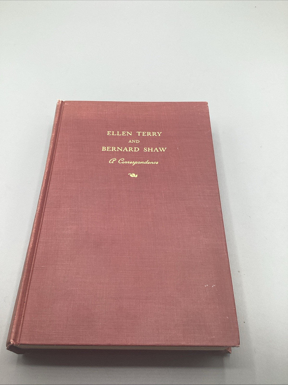 Antique 1932 Ellen Terry and Bernard Shaw A Correspondence (GP Putnam Sons)-HC