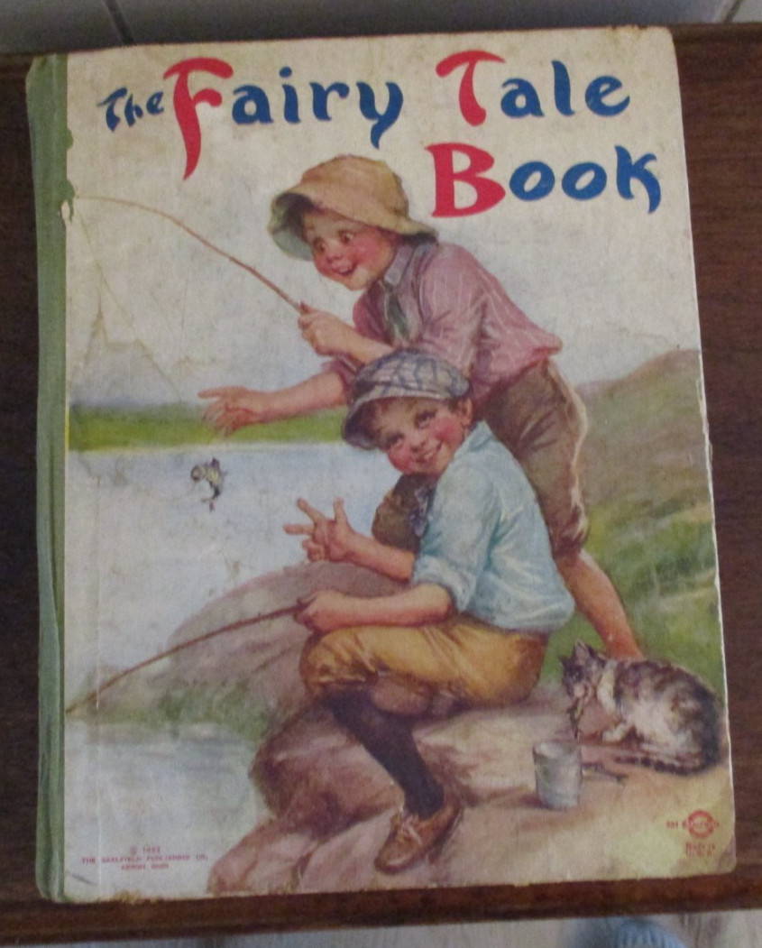 Vintage 1923 The Fairy Tale Book – Saalfield – Illustrated Hardcover