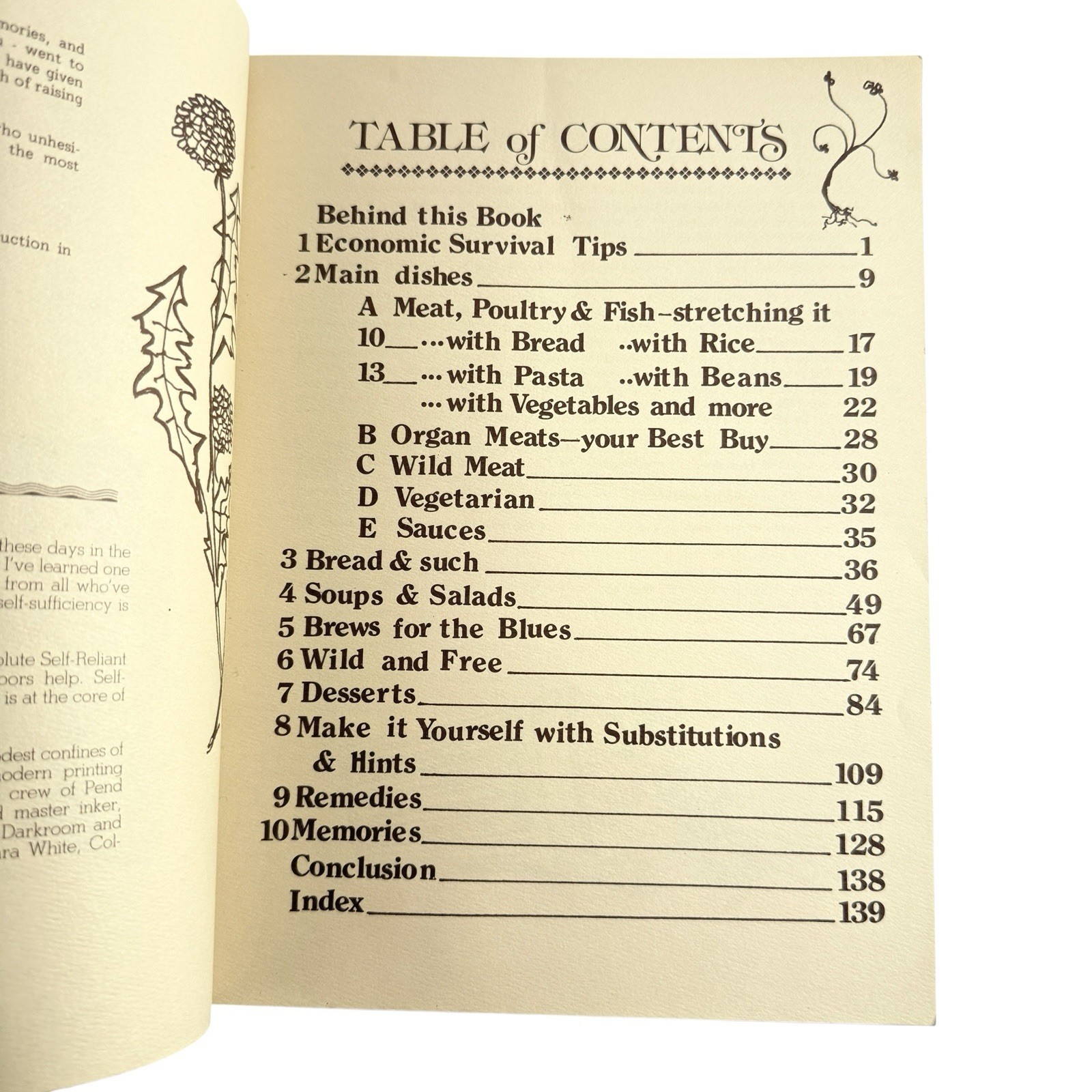 Grassroots Survival Co. Great Depression Cookbook 1980 Recipes Remedies Memories