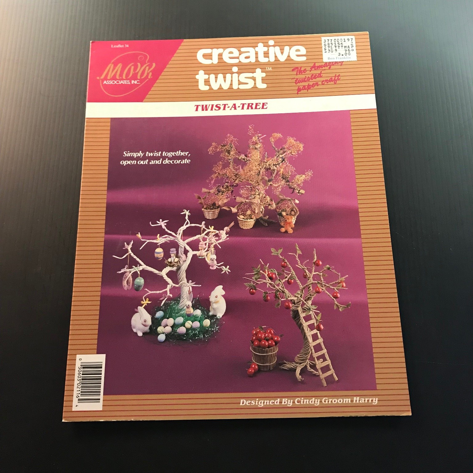 Creative Twist Twist-A-Tree Cindy Groom Harry Leaflet 14 Paper Craft Book