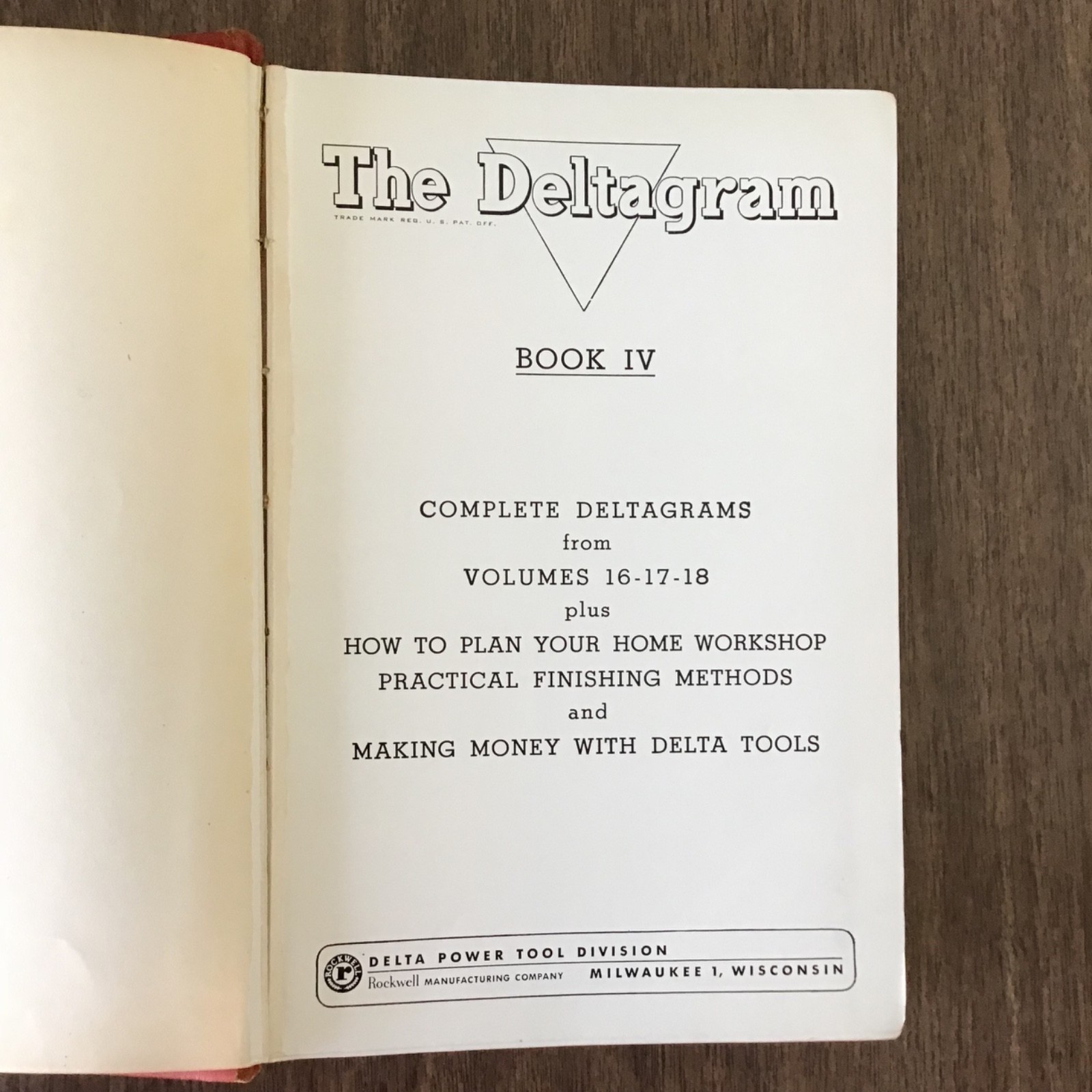 Deltagram Magazines 1930-40s Authentic Woodworking Projects Complete 4 volumes