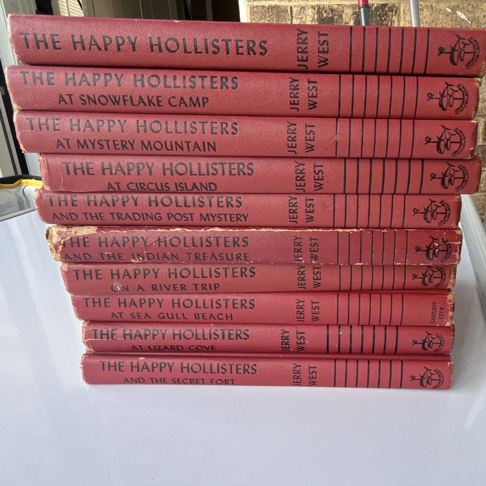 The Happy Hollisters by Jerry West Hardcover Golden Illustrated Children’s