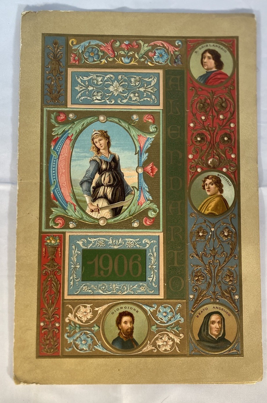 Antique 1906 Renaissance Illustrations & Engravings ‘Calendar ’