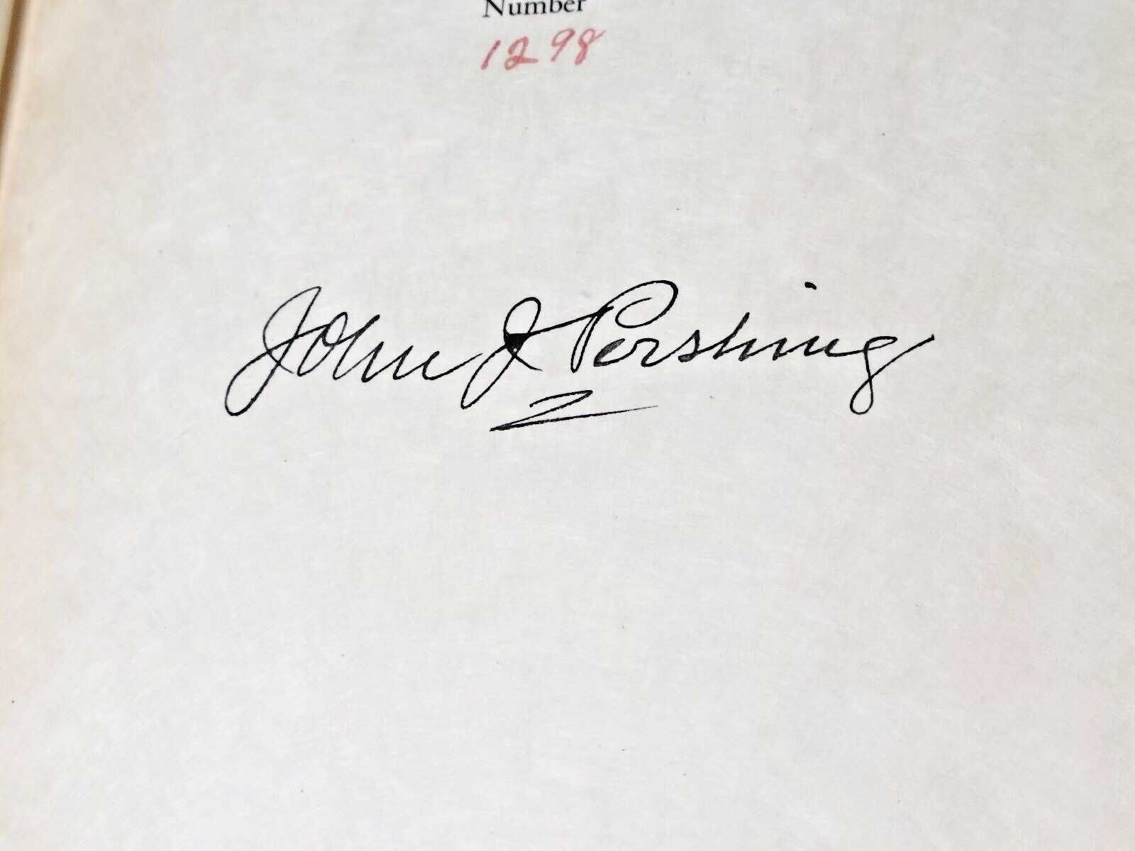 1931 Author Signed 2 Volume Set John J Pershing My Experiences in the World War