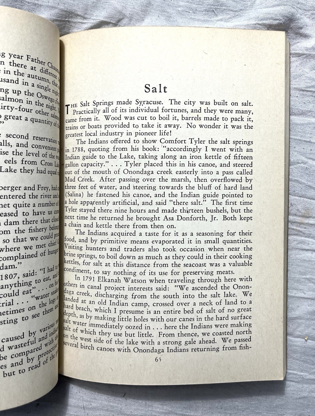 1941 History Of Old Syracuse NY by Anne Kathleen Baker Civil War History