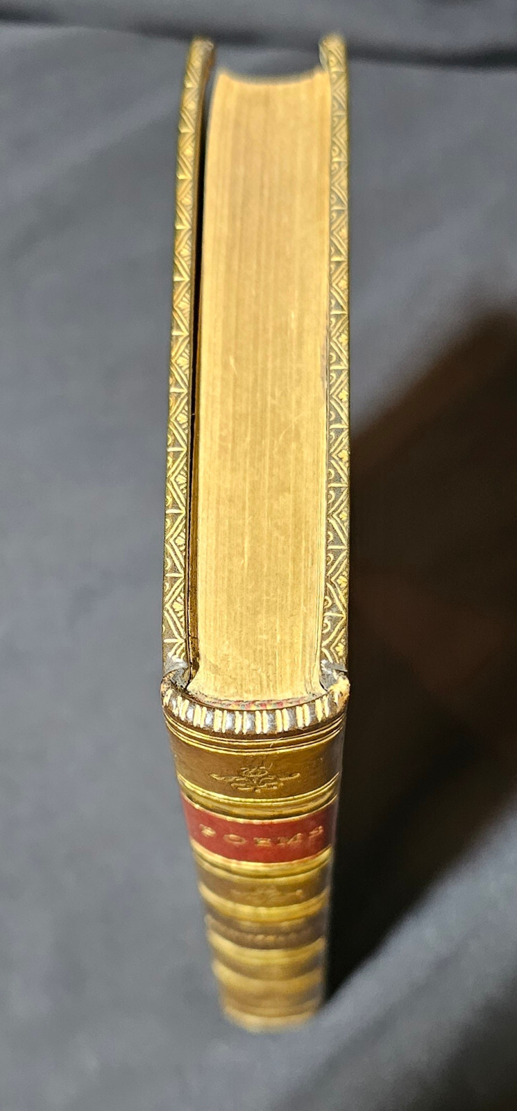 [Fine Binding] Longfellow, Henry Wadsworth, POEMS. Beautiful Riviere Binding