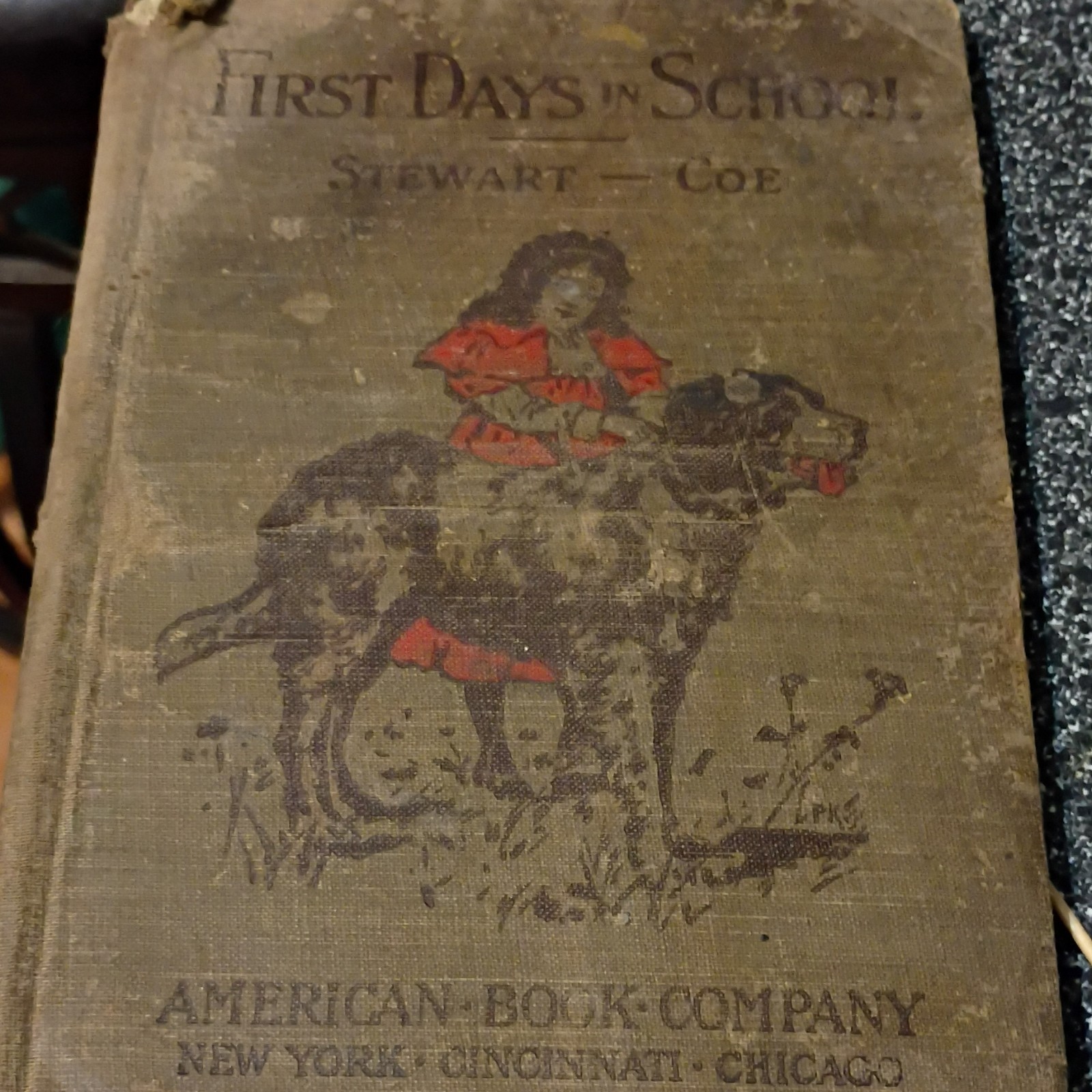 American Book Company Illustrated Hardcover School Book by Stewart & Coe 1899