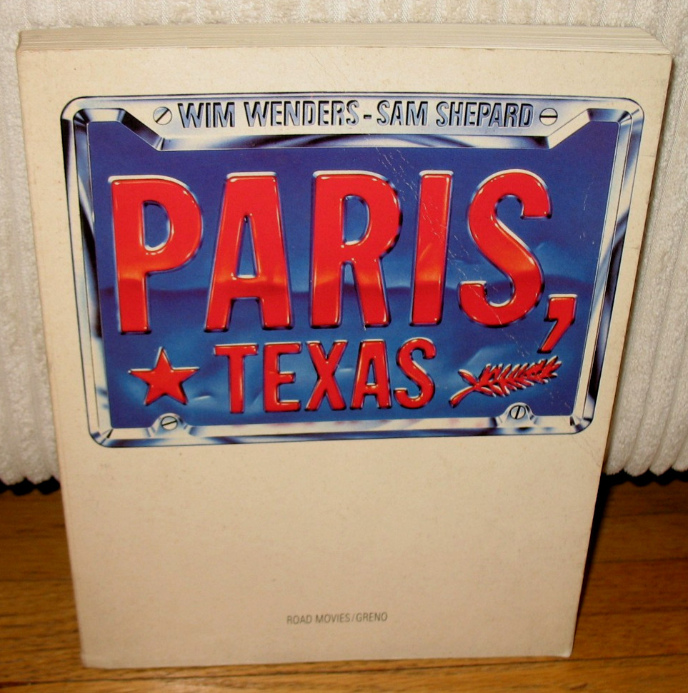 Wim Wenders Sam Shepard Paris Texas Film Stills Photographs Original 1984 Book