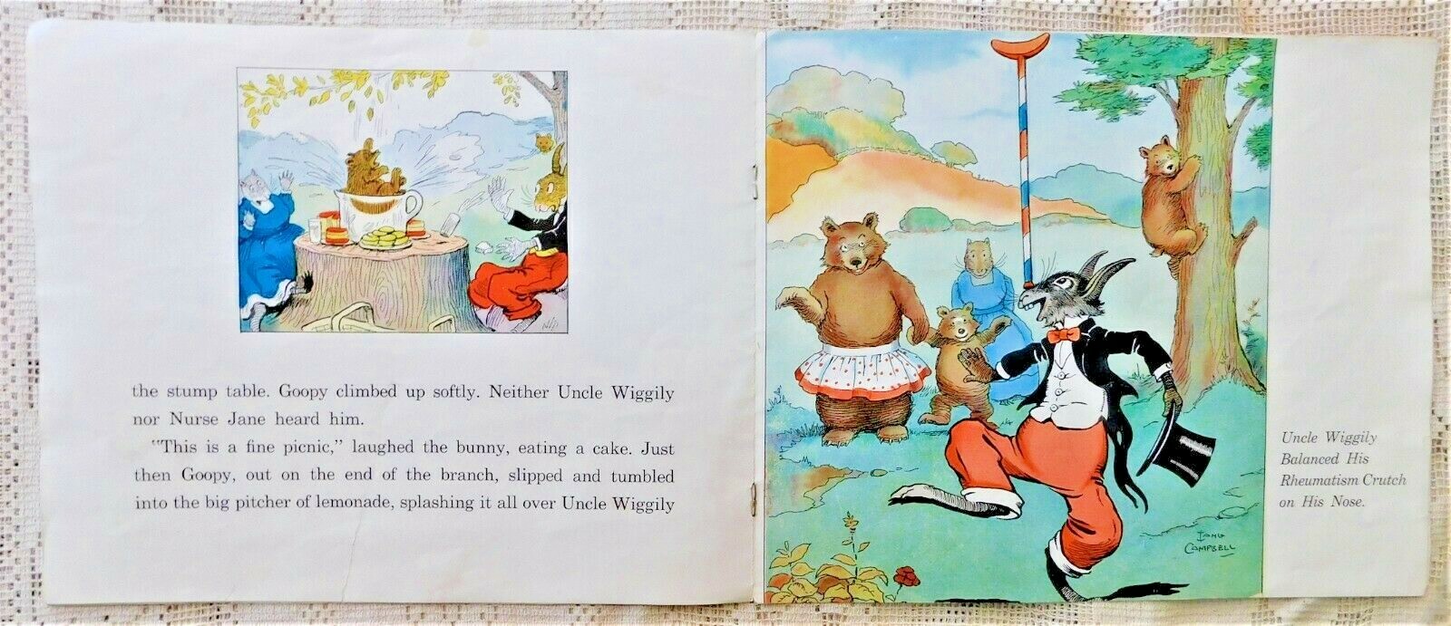 VINTAGE MID-20th CENTURY – UNCLE WIGGILY THE BUNNY RABBIT GENTLEMAN – GARIS
