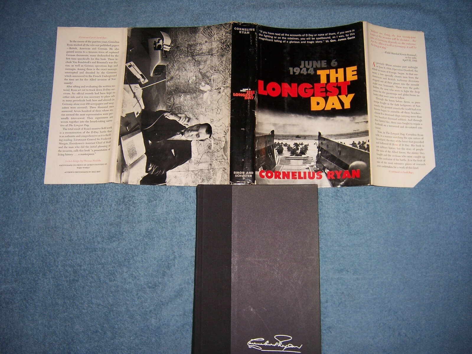 THE LONGEST DAY by Cornelius Ryan/1st Ed./HCDJ/Military/WWII 1939-45