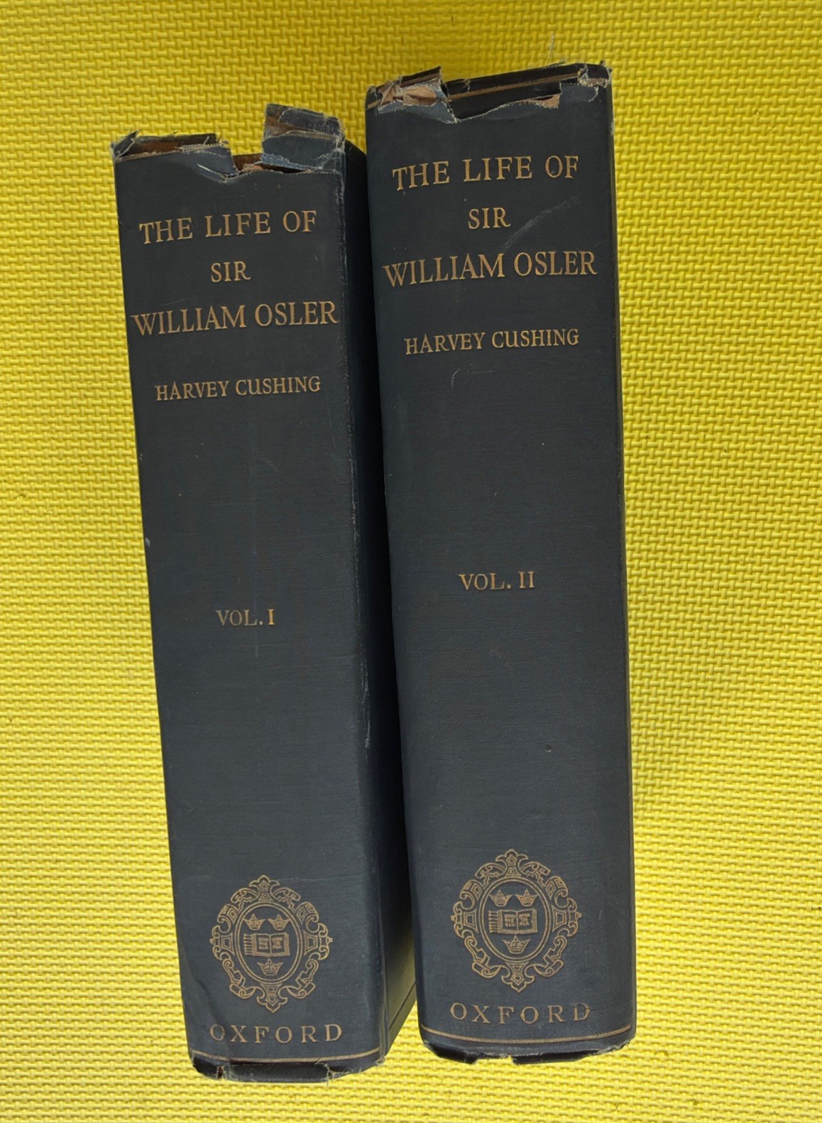 2Vols,THE LIFE Of SIR WILLIAM OSLER,1925,Harvey Cushing,Illustrated